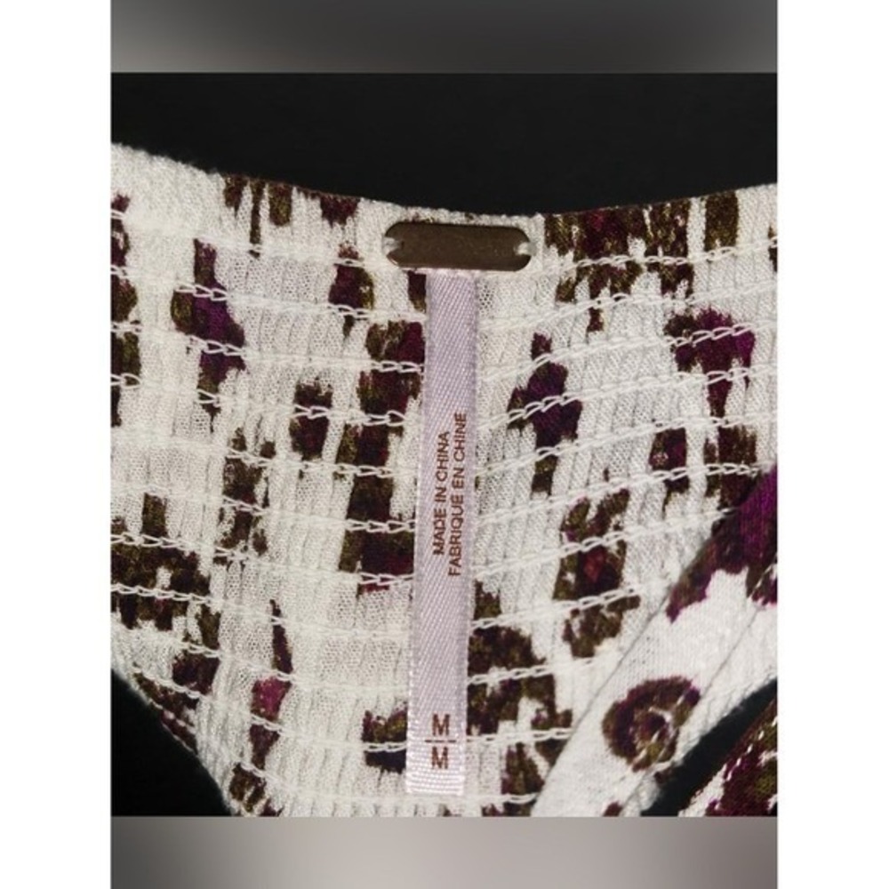 Vintage Free People Earthy tone Paisley  Empire-Waist Boho Tunic Dress
Size: M - Picture 7 of 8
